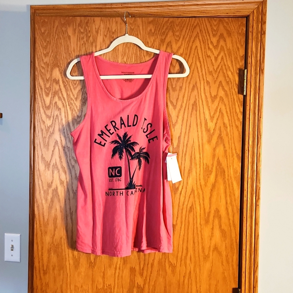 New with tags Southern spirit tank top,  size large in mauve color.